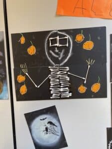 Atelier arts plastiques enfants de l ARCL a Robion : seances et creations des eleves