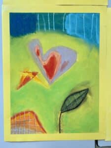 Atelier arts plastiques enfants de l ARCL a Robion : seances et creations des eleves